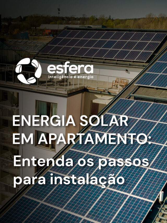 Energia solar em apartamento